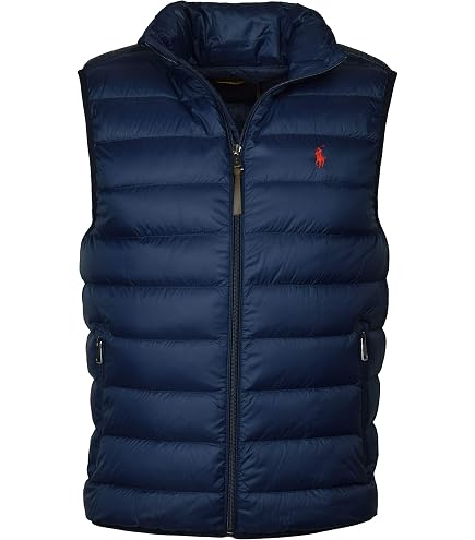 Polo Ralph Lauren Men's Down Pony Full Zip Active Vest (XX-Large